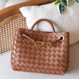 Buy Bottega Veneta Andiamo Small Amber Bag | Dubai Luxury Items