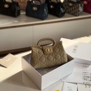 Buy Dior Jolie Top Handle Mini Bag Beige Lambskin |Dubai Luxury Items