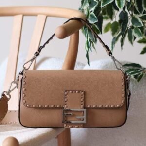 Buy Fendi Baguette Brown Selleria 612 Stitches Bag | Dubai Luxury Items